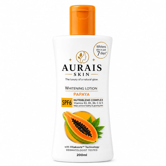 Aurais Papaya Brightening Body Lotion with SPF 6
