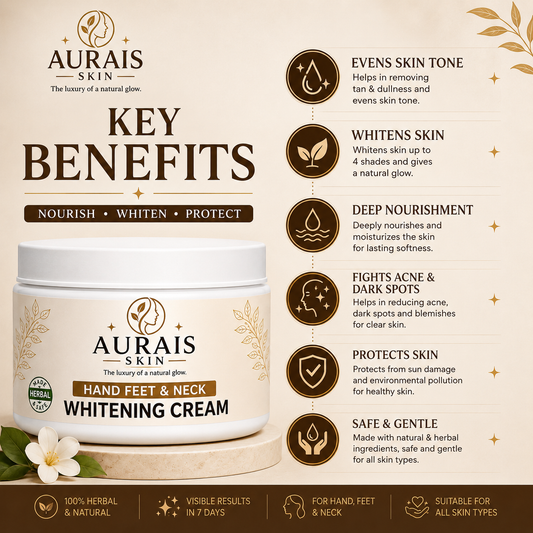 Aurais Hand, Feet & Neck Brightening Cream