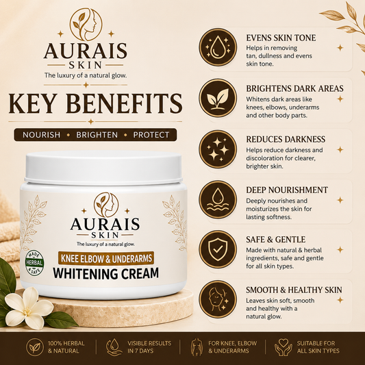 Aurais Knee, Elbow & Underarms Brightening Cream